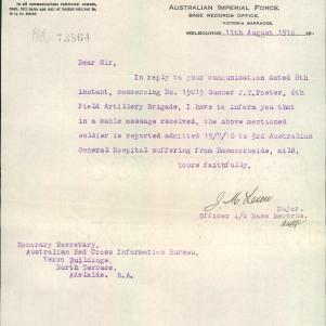Soldier packet page