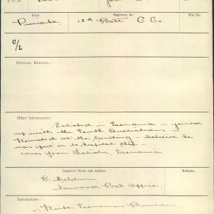 Soldier packet page