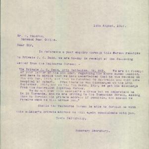 Soldier packet page
