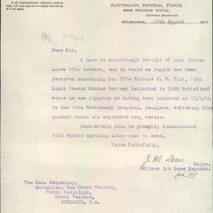 Soldier packet page