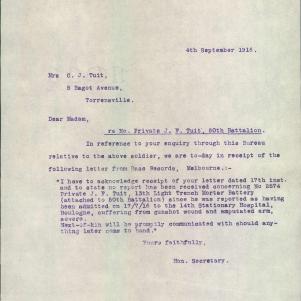 Soldier packet page
