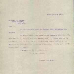 Soldier packet page