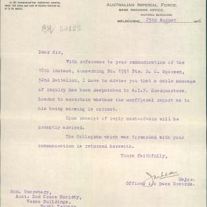 Soldier packet page