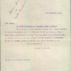 Soldier packet page