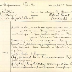 Soldier packet page