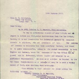 Soldier packet page