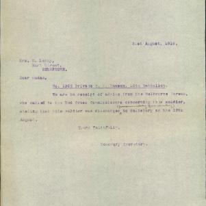 Soldier packet page