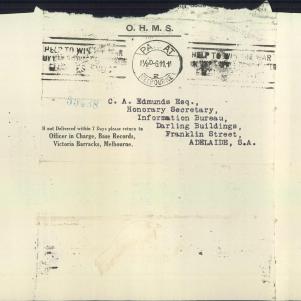 Soldier packet page