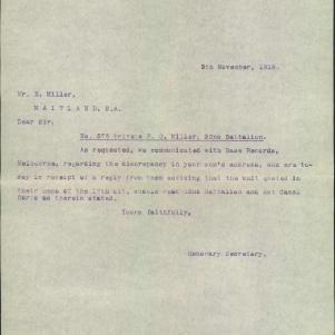 Soldier packet page