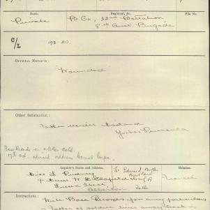Soldier packet page
