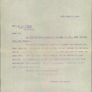 Soldier packet page