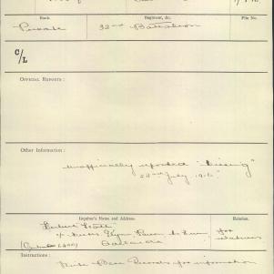 Soldier packet page