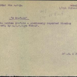 Soldier packet page