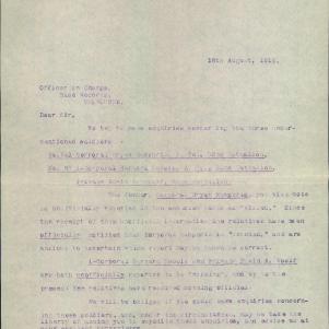 Soldier packet page