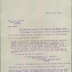 Soldier packet page