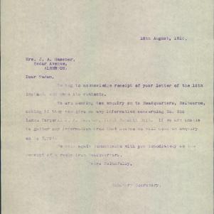 Soldier packet page