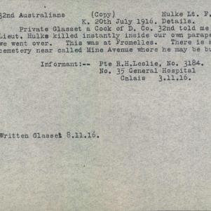 Soldier packet page