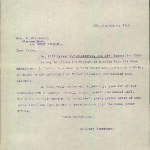 Soldier packet page