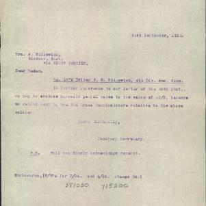 Soldier packet page