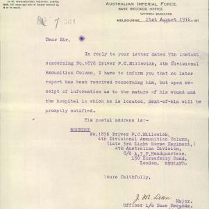 Soldier packet page