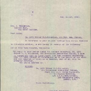 Soldier packet page