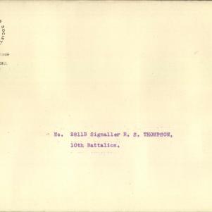 Soldier packet page
