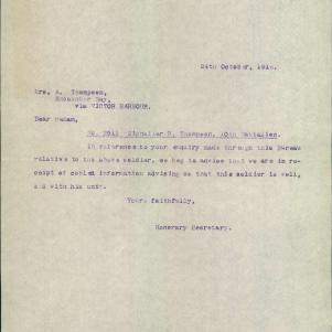 Soldier packet page