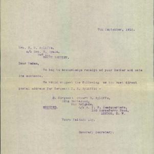 Soldier packet page