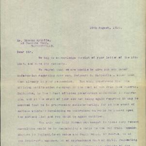 Soldier packet page