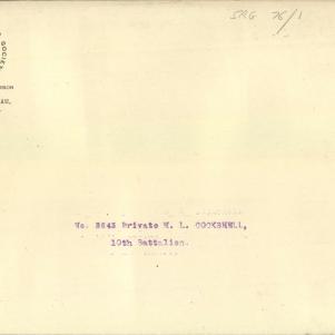 Soldier packet page