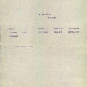 Soldier packet page