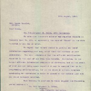 Soldier packet page