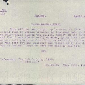 Soldier packet page