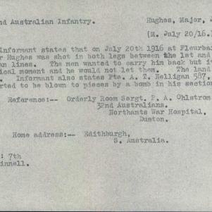 Soldier packet page
