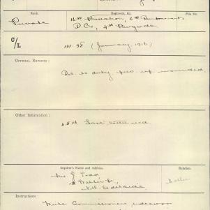 Soldier packet page