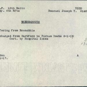 Soldier packet page