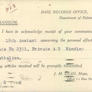 Soldier packet page