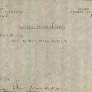 Soldier packet page