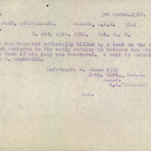 Soldier packet page