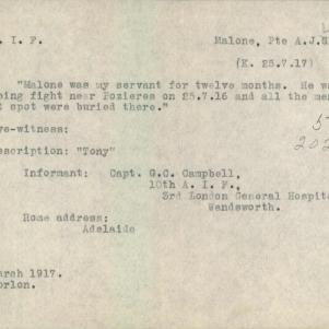 Soldier packet page