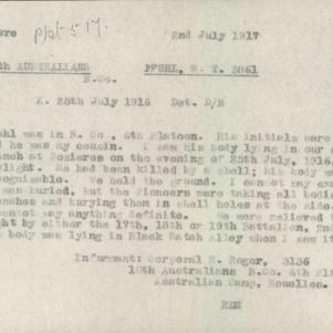 Soldier packet page