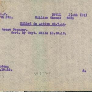 Soldier packet page