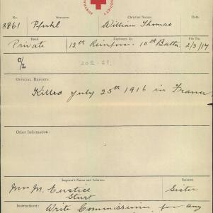 Soldier packet page