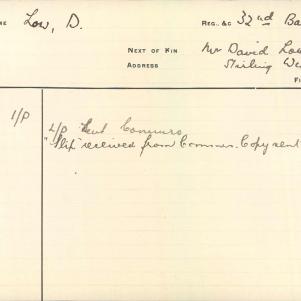 Soldier packet page