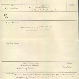 Soldier packet page