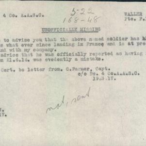 Soldier packet page