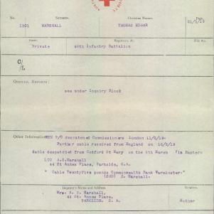Soldier packet page