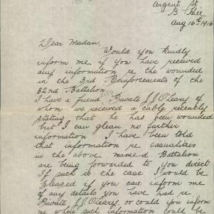 Soldier packet page