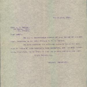 Soldier packet page