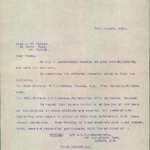 Soldier packet page